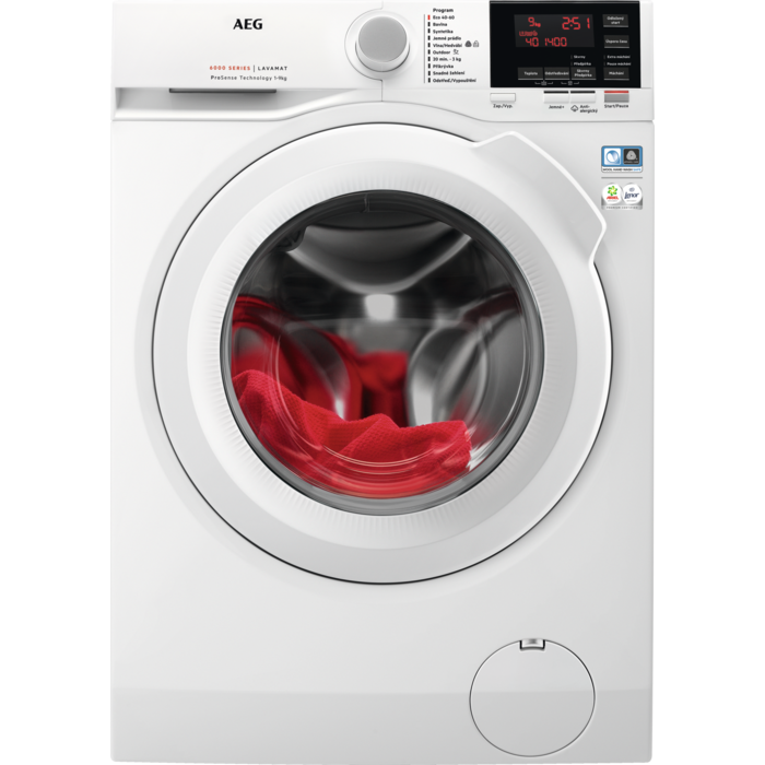 AEG - Pračky na 9 kg prádla - L6FLG49WC