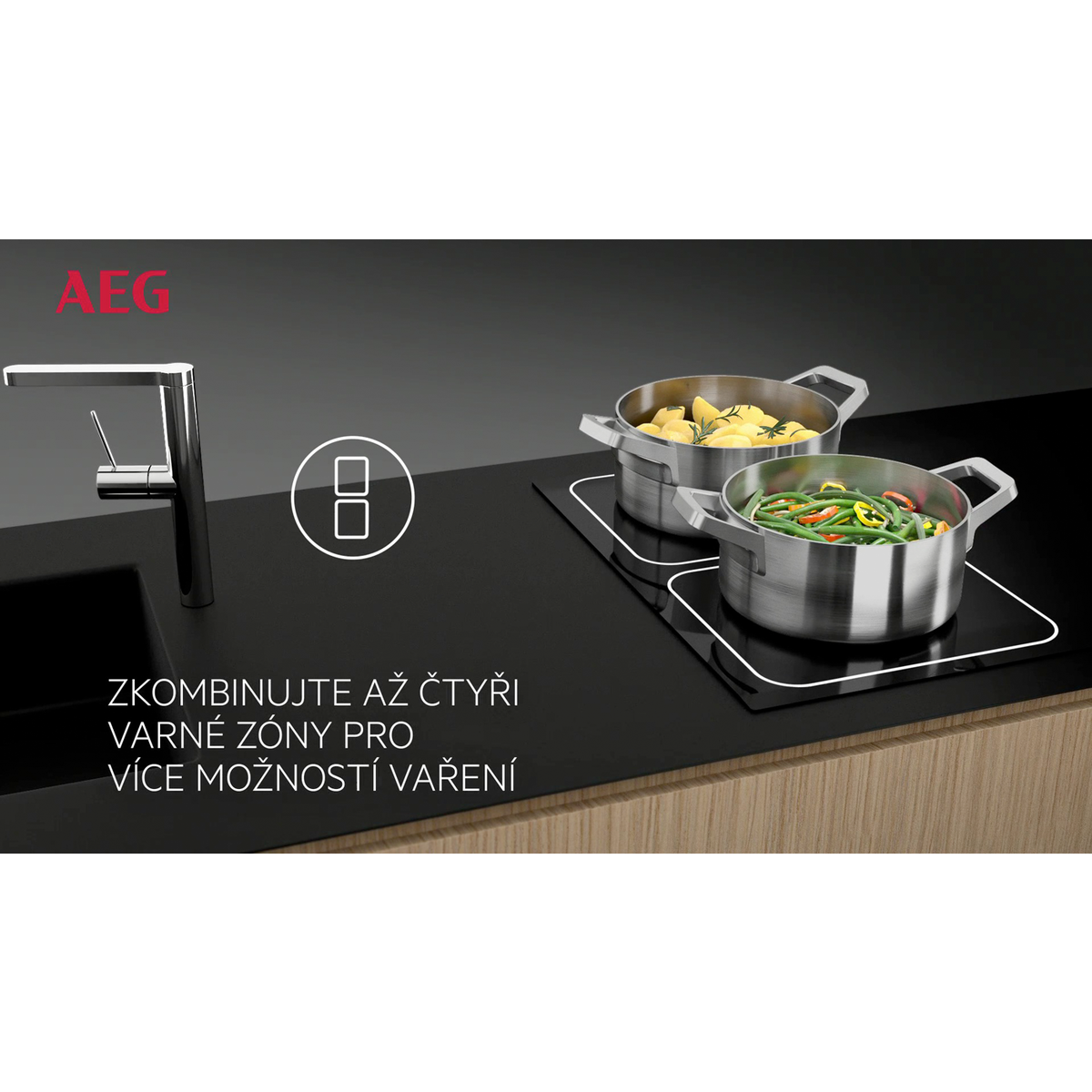 AEG - Indukční varné desky - IKE64471FB