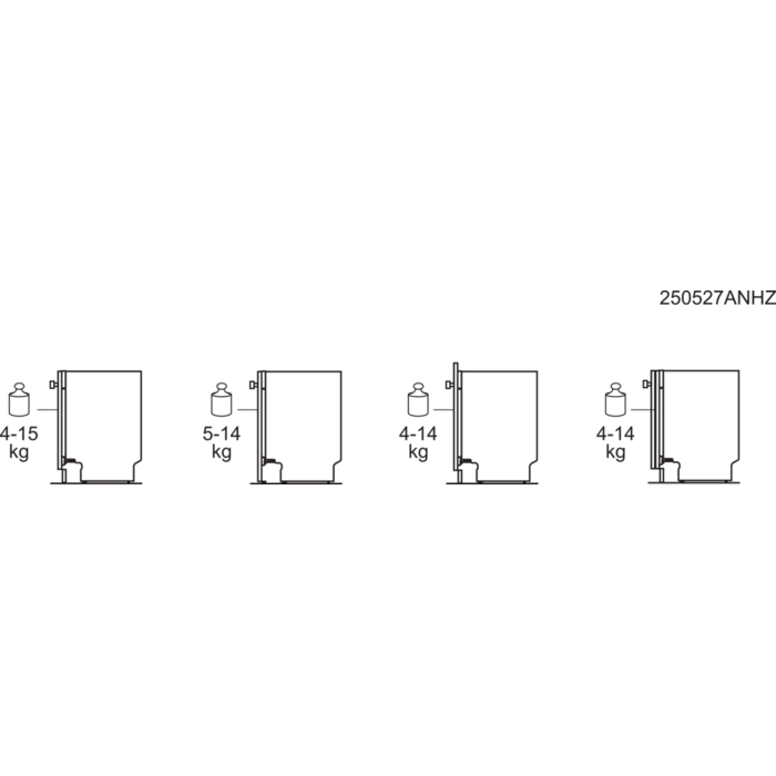 Installation Diagram with product measurements