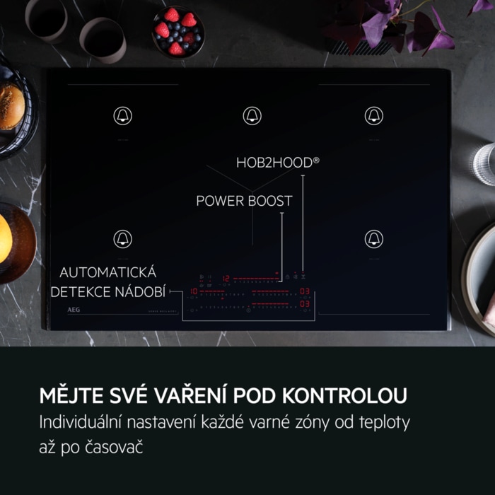 AEG - Indukční varné desky - NIK85M30IB