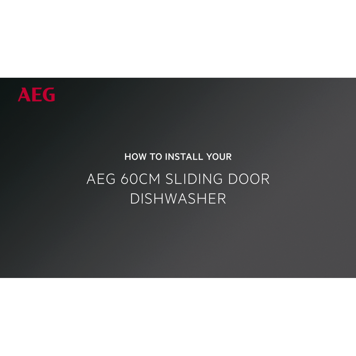 AEG - Vestavné myčky nádobí - FSK73607Z