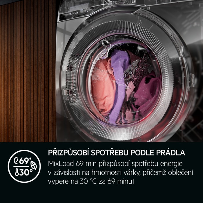 AEG - Pračky na 9 kg prádla - LFR73942BC