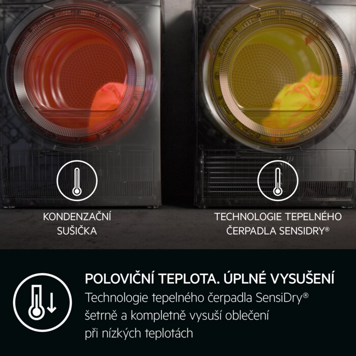 AEG - Sušičky s tepelným čerpadlem - TR8184C