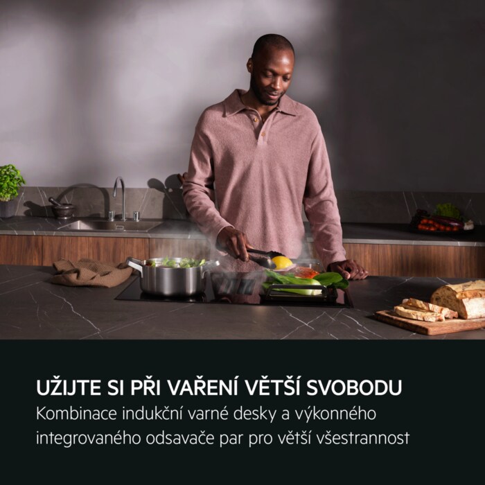 AEG - Kombinace varné desky a odsavače - NCH74B01AB