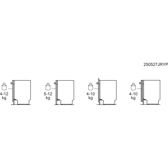Installation Diagram with product measurements