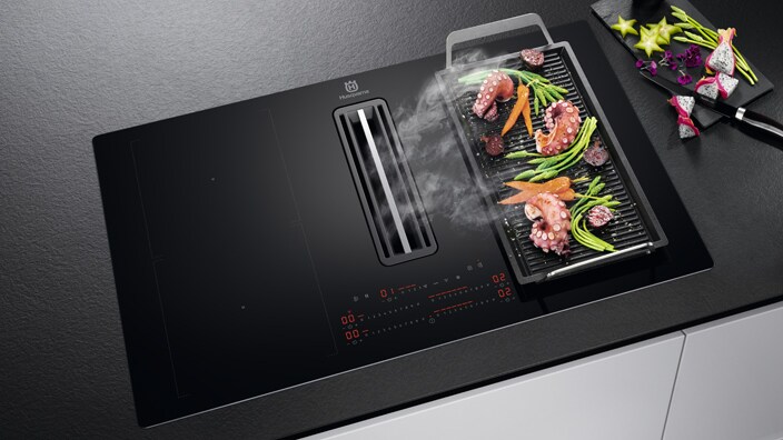 Extractor hob