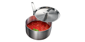 Kastrol z řady Gourmet, v němž se dusí ovoce