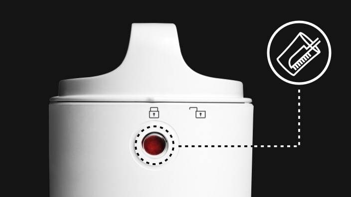 Filter indicator light