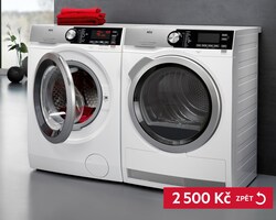 2 500 Kč zpět za nákup spotřebiče AEG