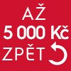 Až 5000 Kč zpět Až 5000 Kč zpět