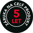 Prodloužená záruka 5 let na celý spotřebič Prodloužená záruka 5 let na celý spotřebič